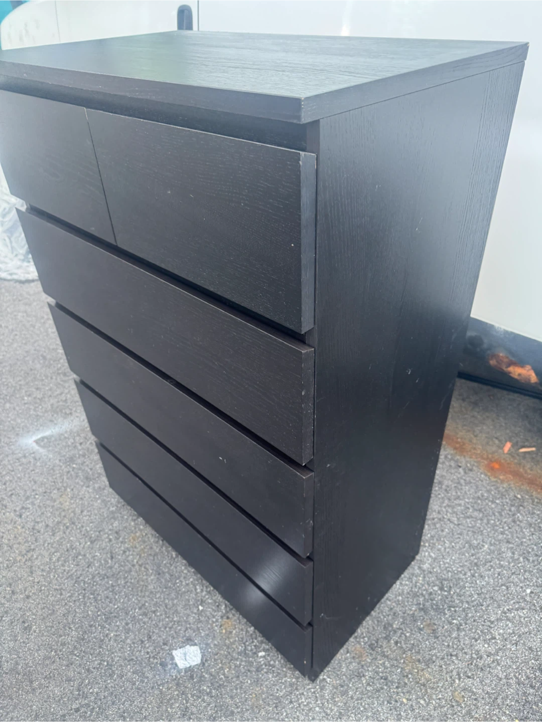 Ikea Black 5-Drawer Dresser - photo 3