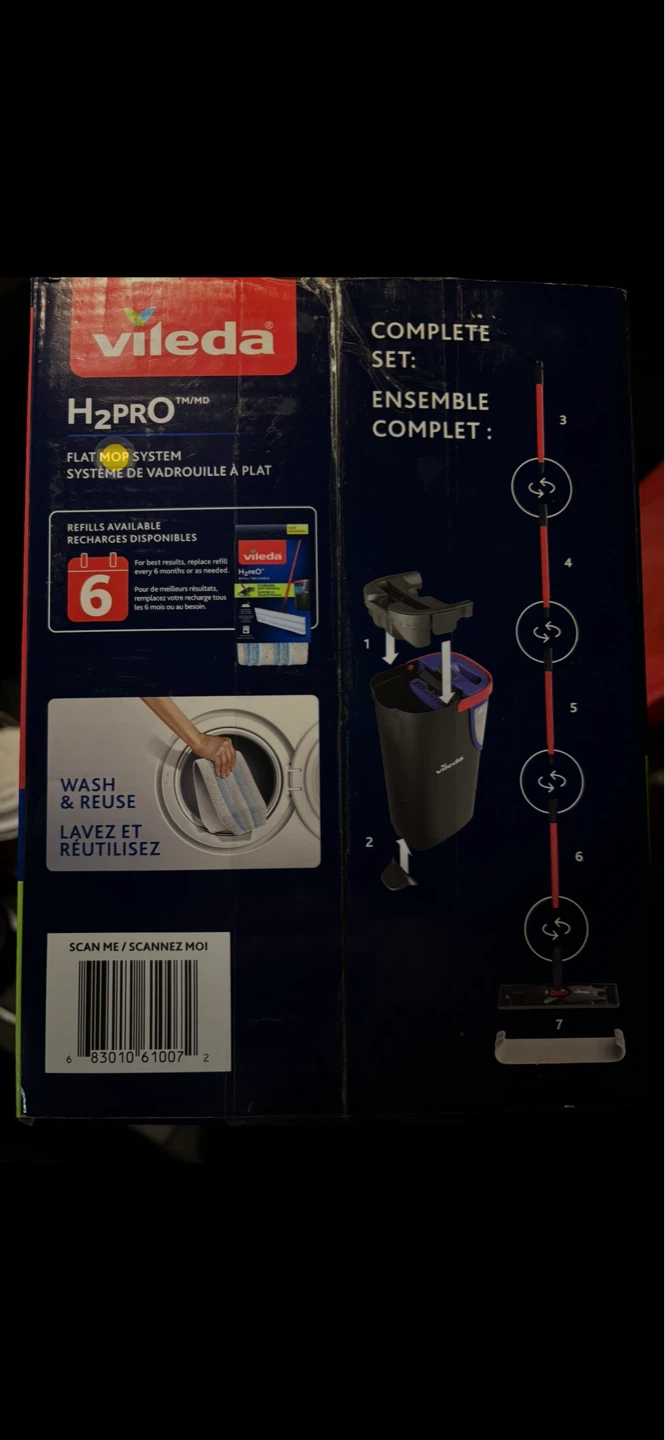 Vileda H2Pro Flat Mop System - photo 2