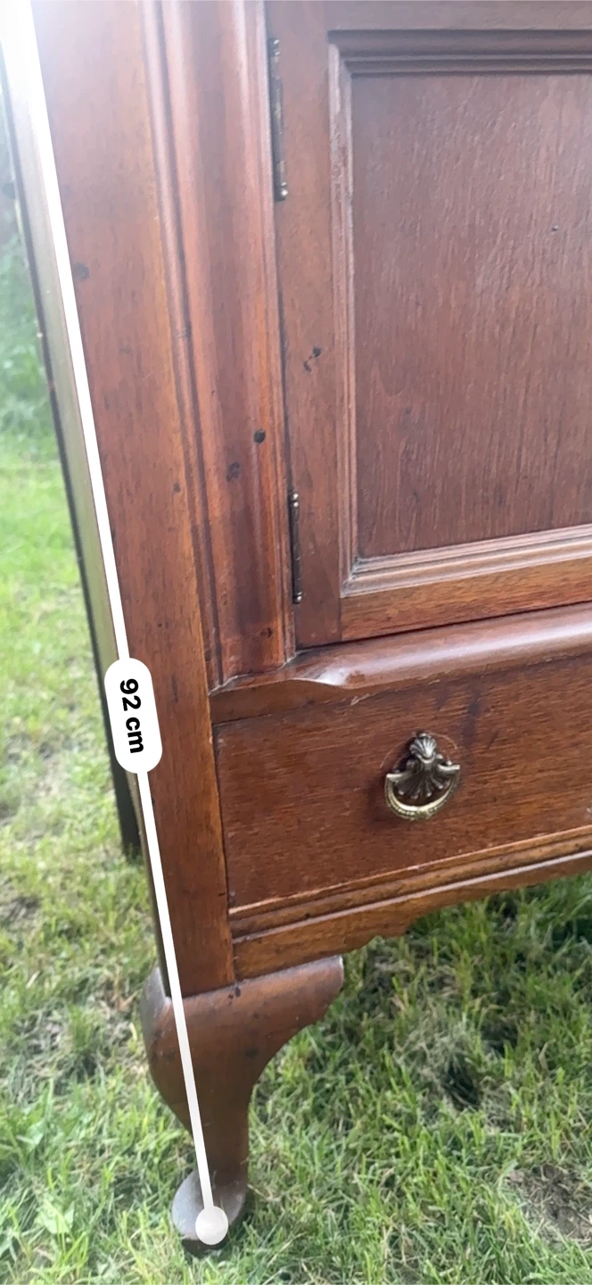 Vintage Wooden Sideboard with Mirror - photo 5
