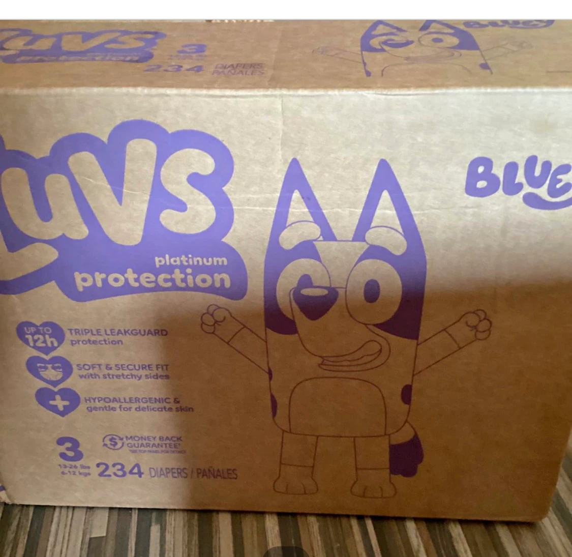 Luvs Platinum Protection Size 3 Diapers 234 Count