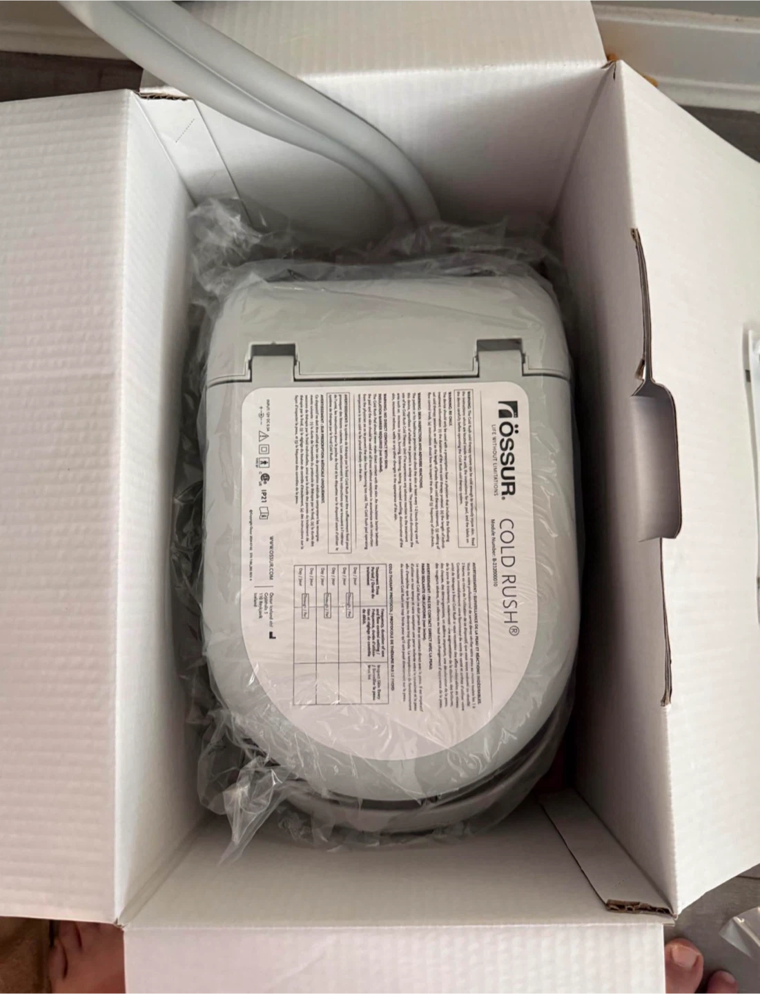 Össur Cold Rush Cold Therapy Machine + Large Shoulder Pad - photo 4