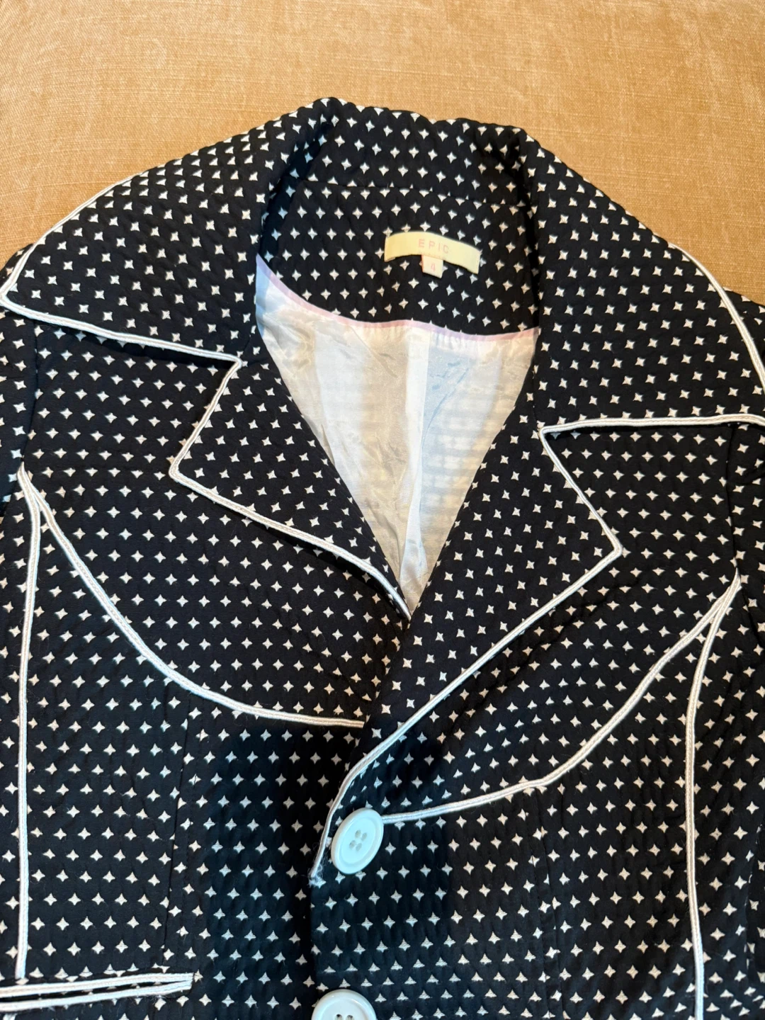 EPIC Black and White Patterned Skirt Suit - photo 2