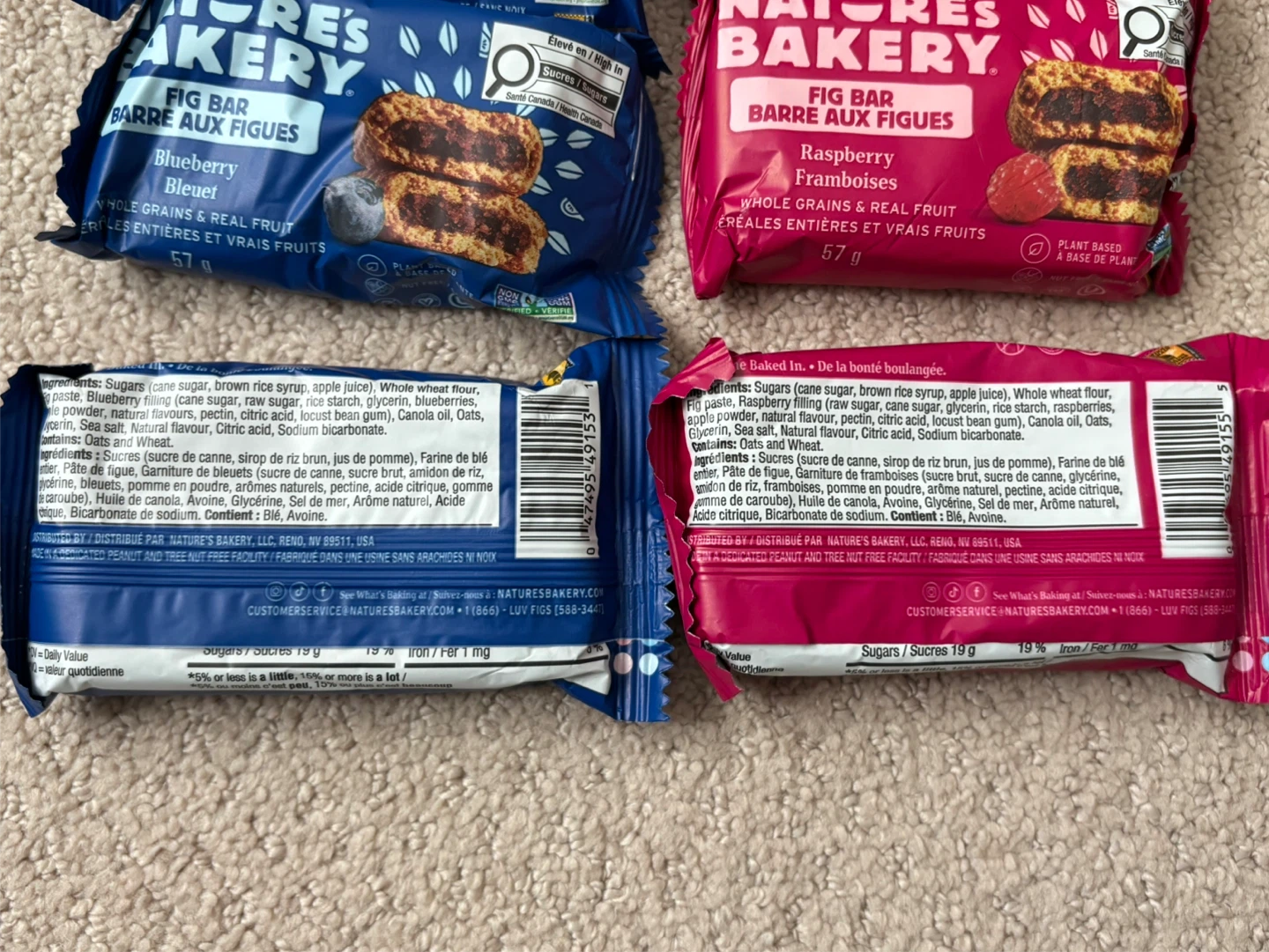10 Nature's Bakery Fig Bars Blueberry and Raspberry - photo 2