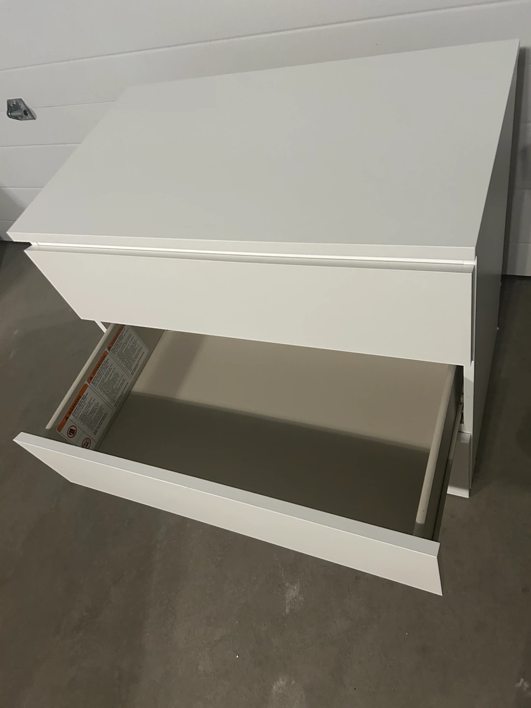IKEA White dresser with 3 drawers - photo 3