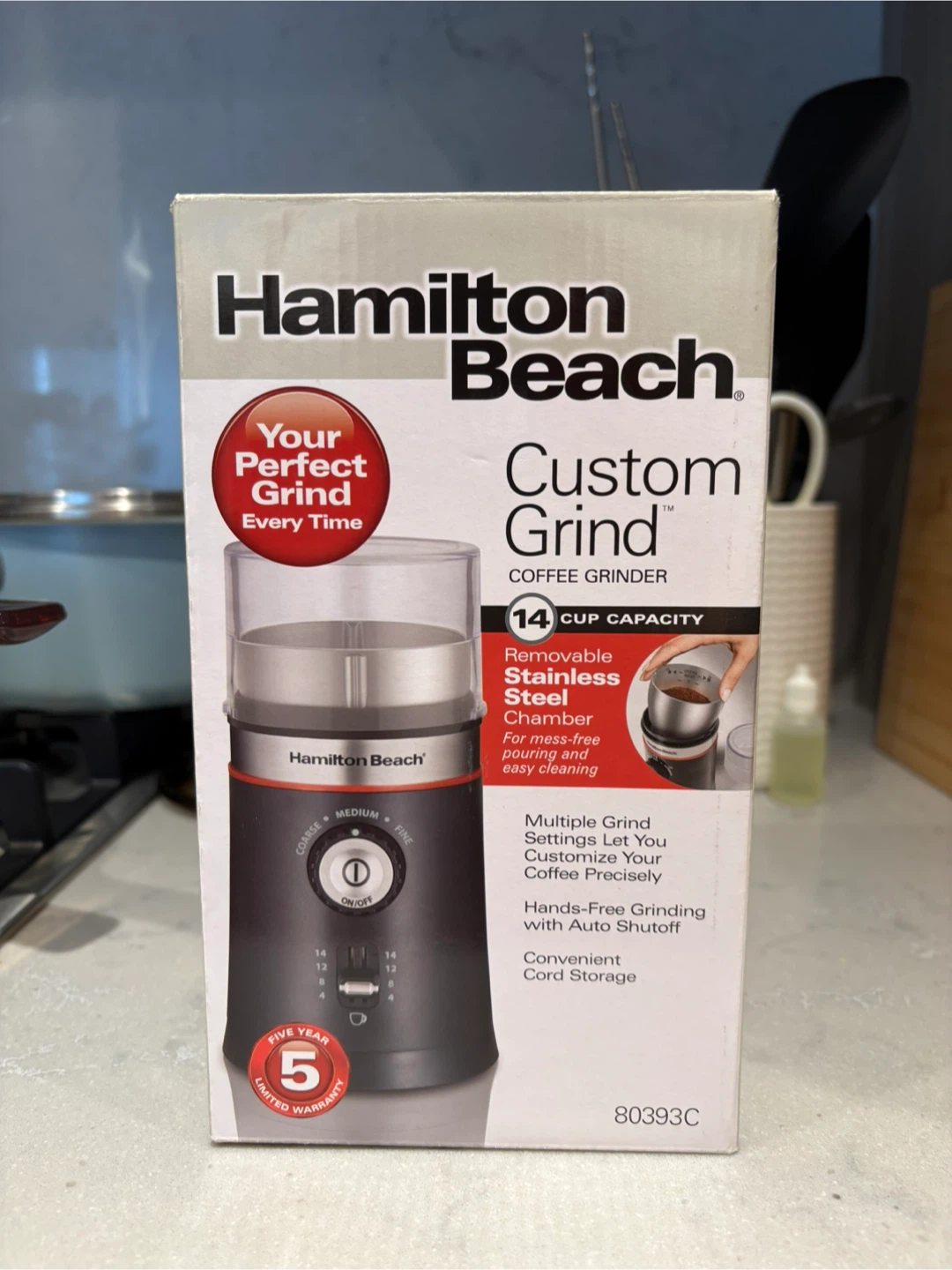 Hamilton Beach Custom Grind Coffee Grinder