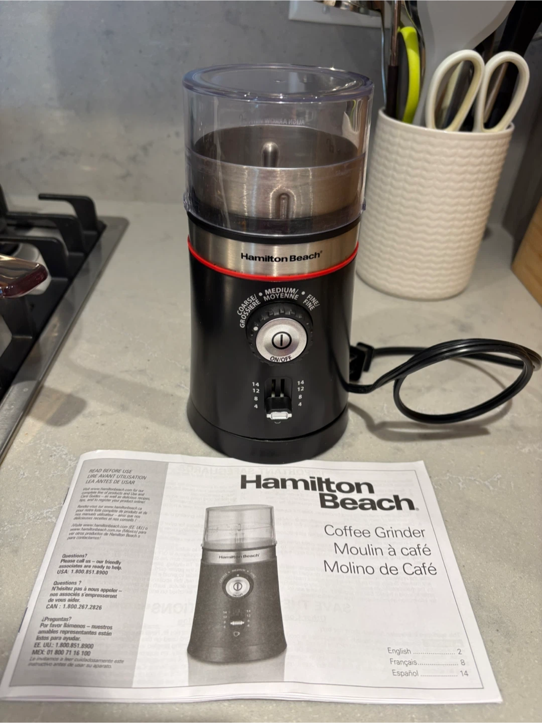 Hamilton Beach Custom Grind Coffee Grinder - photo 2