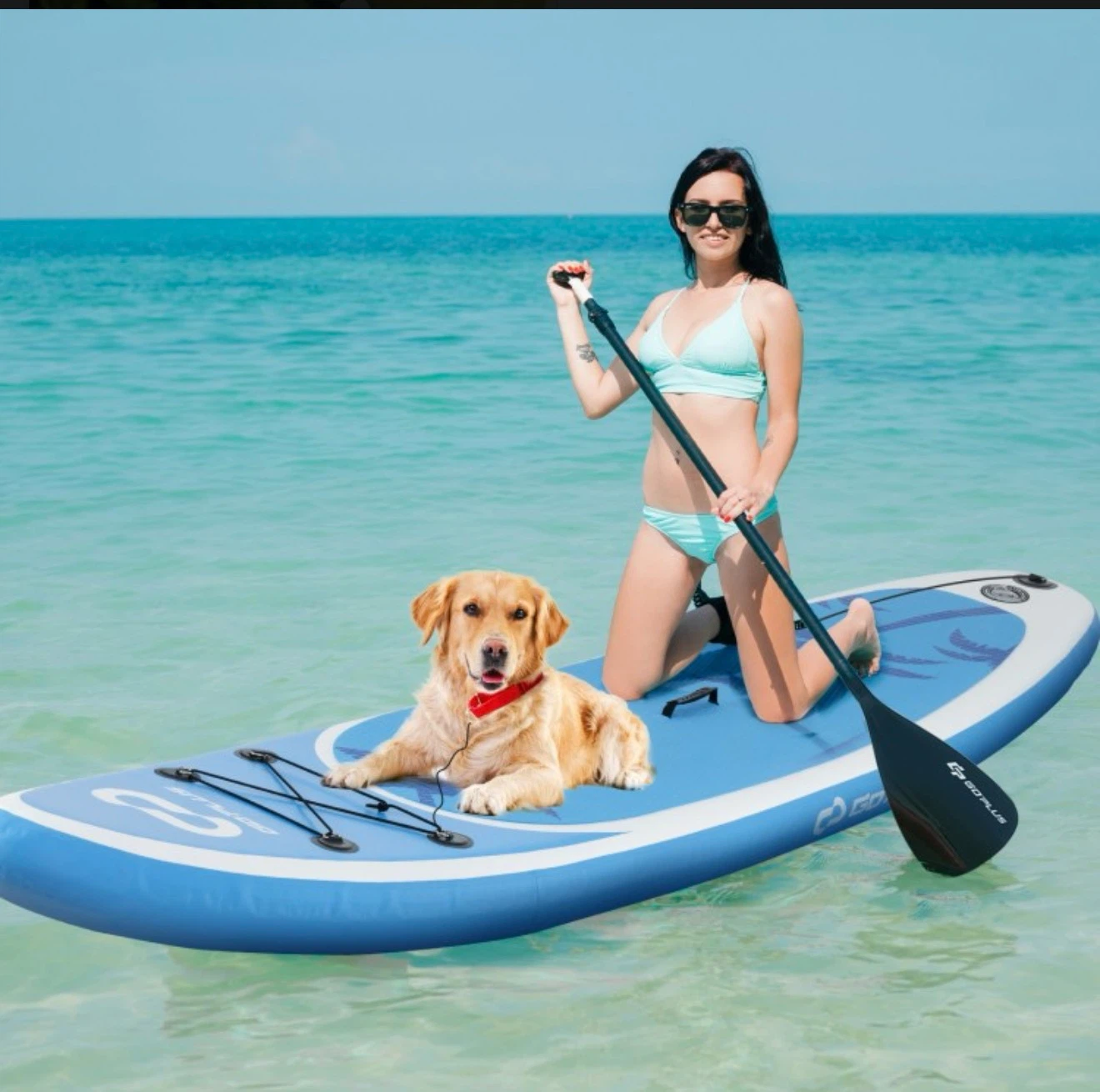 Goplus Inflatable Stand Up Paddle Board Set - photo 2