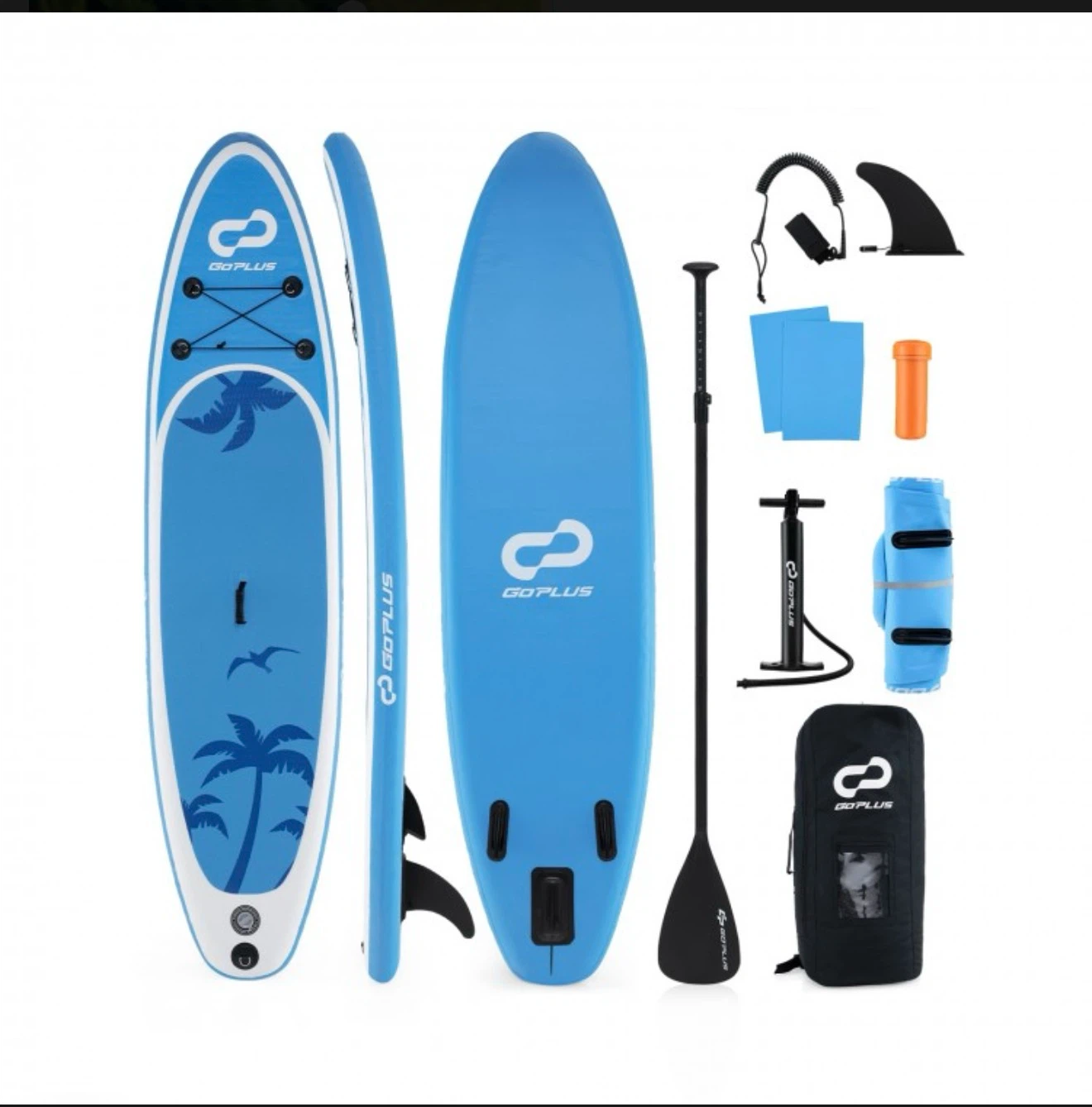 Goplus Inflatable Stand Up Paddle Board Set - photo 3