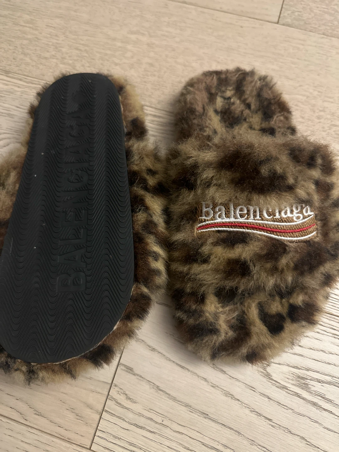 Balenciaga Leopard Print Slippers - photo 2