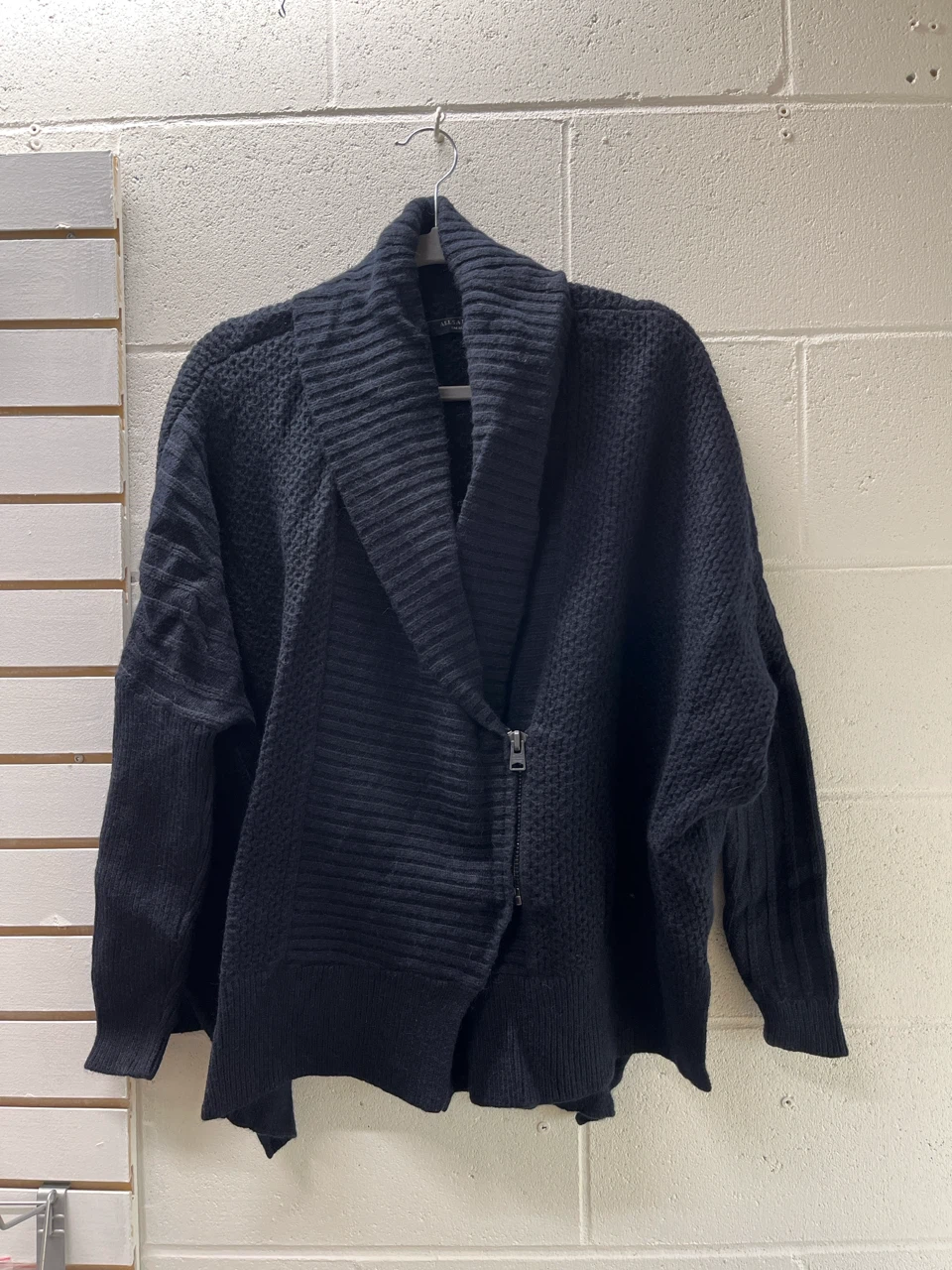 ALLSAINTS Riley Cardigan Navy Blue