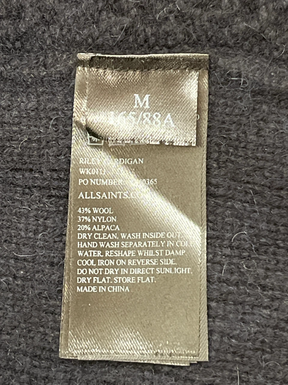 ALLSAINTS Riley Cardigan Navy Blue - photo 4
