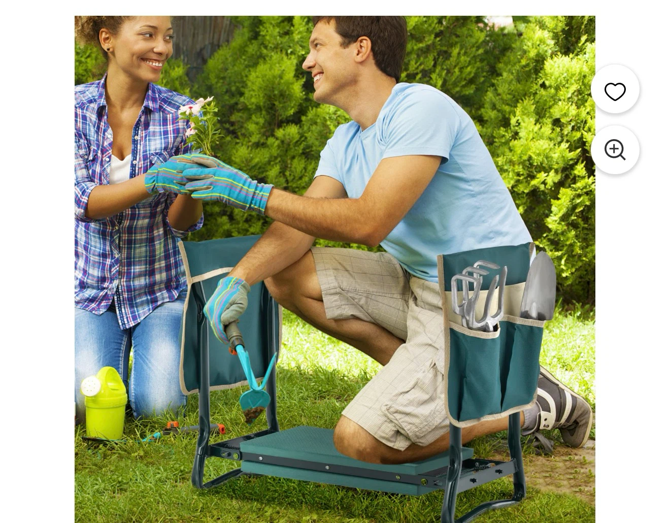 Costway Folding Garden Kneeler and Seat Bench