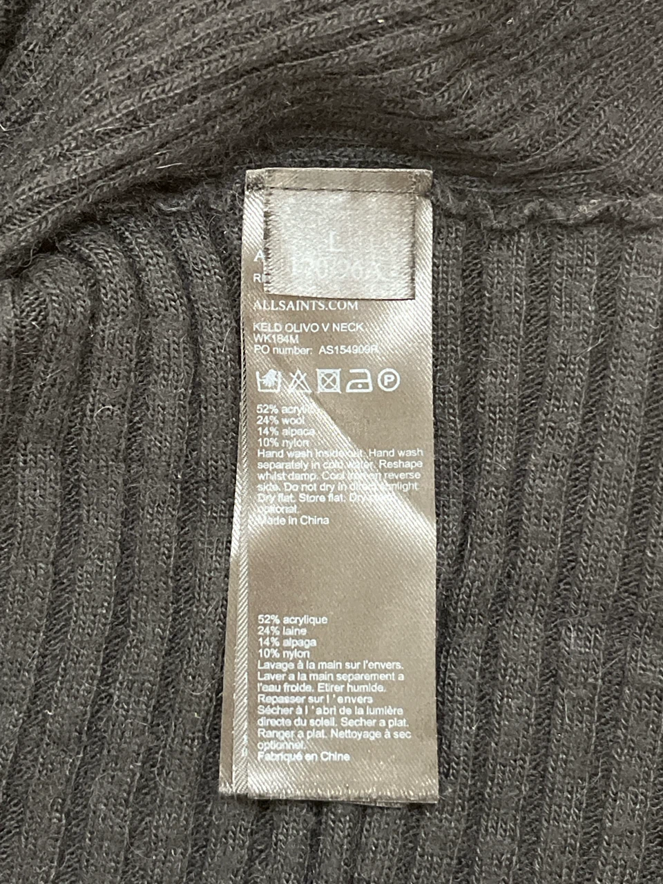 AllSaints V-Neck Sweater - photo 4