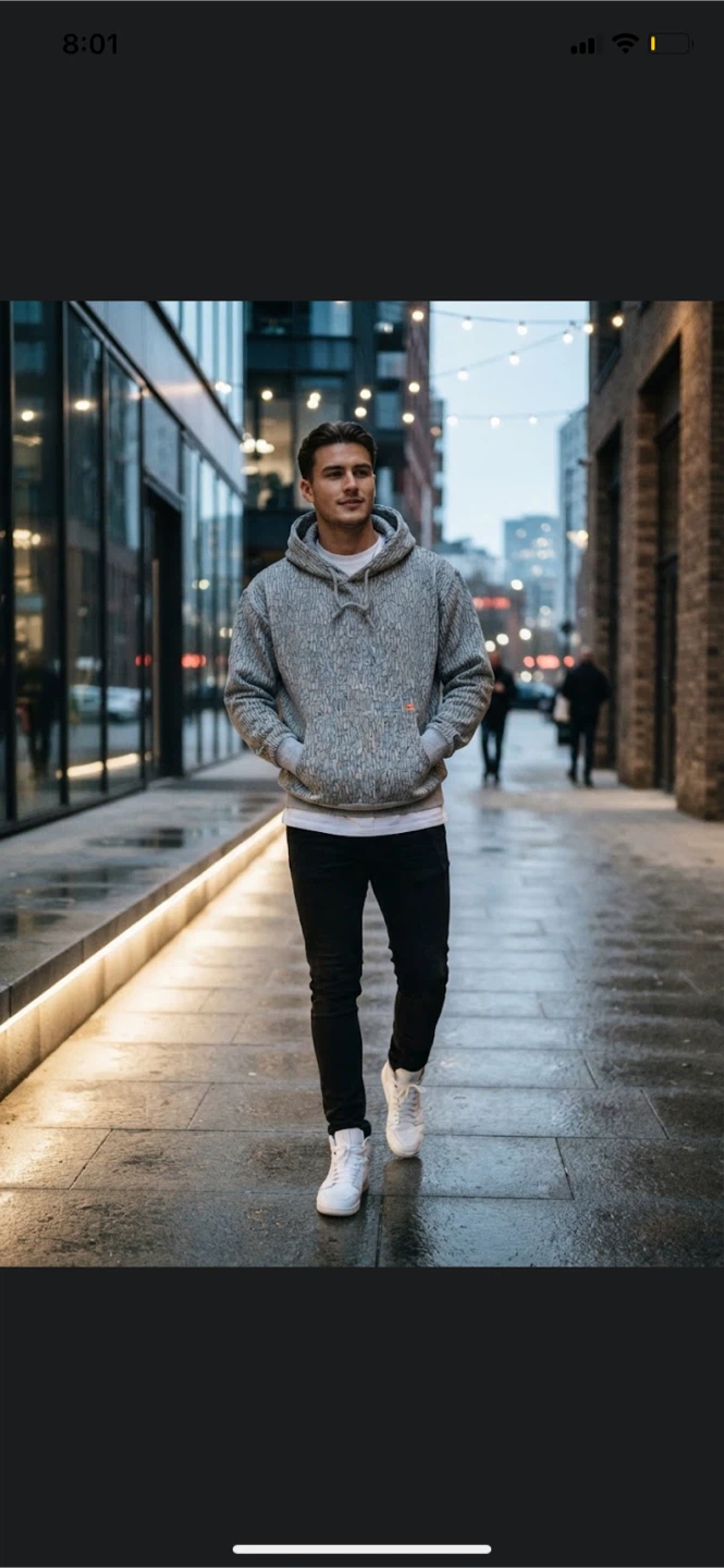 Obey Elephant Print Grey Hoodie