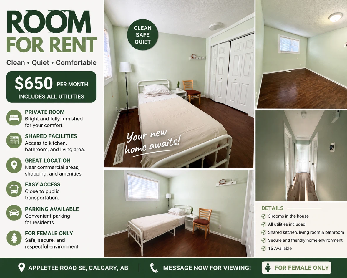 Room For Rent
