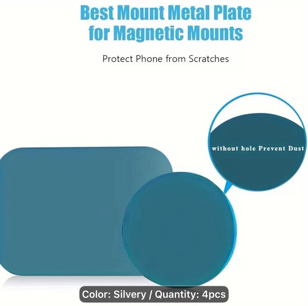 4pcs Ultra-Thin Rust-Proof Metal Plates, 0.3Mm Thick - photo 4