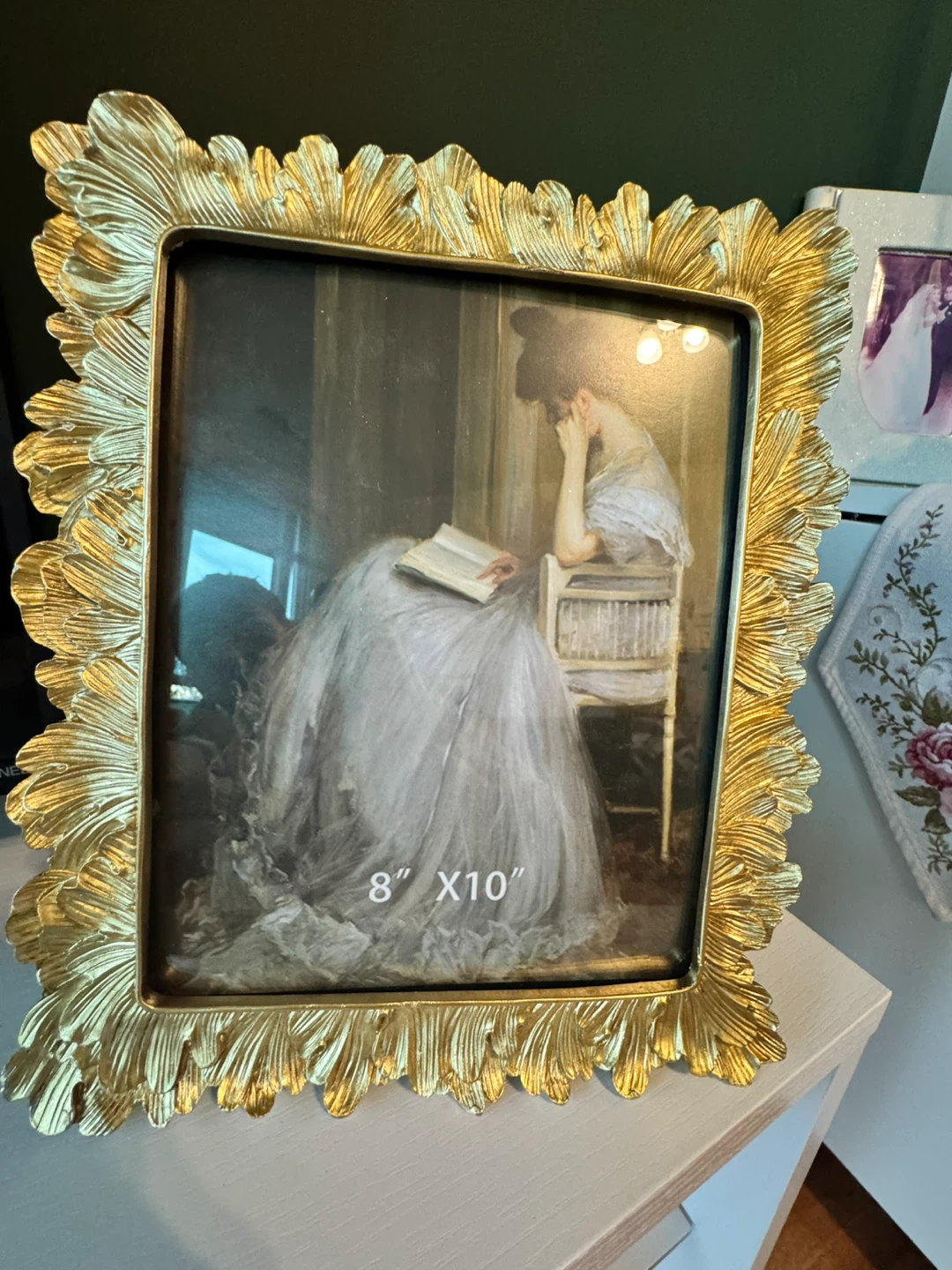 3 Gold Ornate Picture Frame 8" x 10"