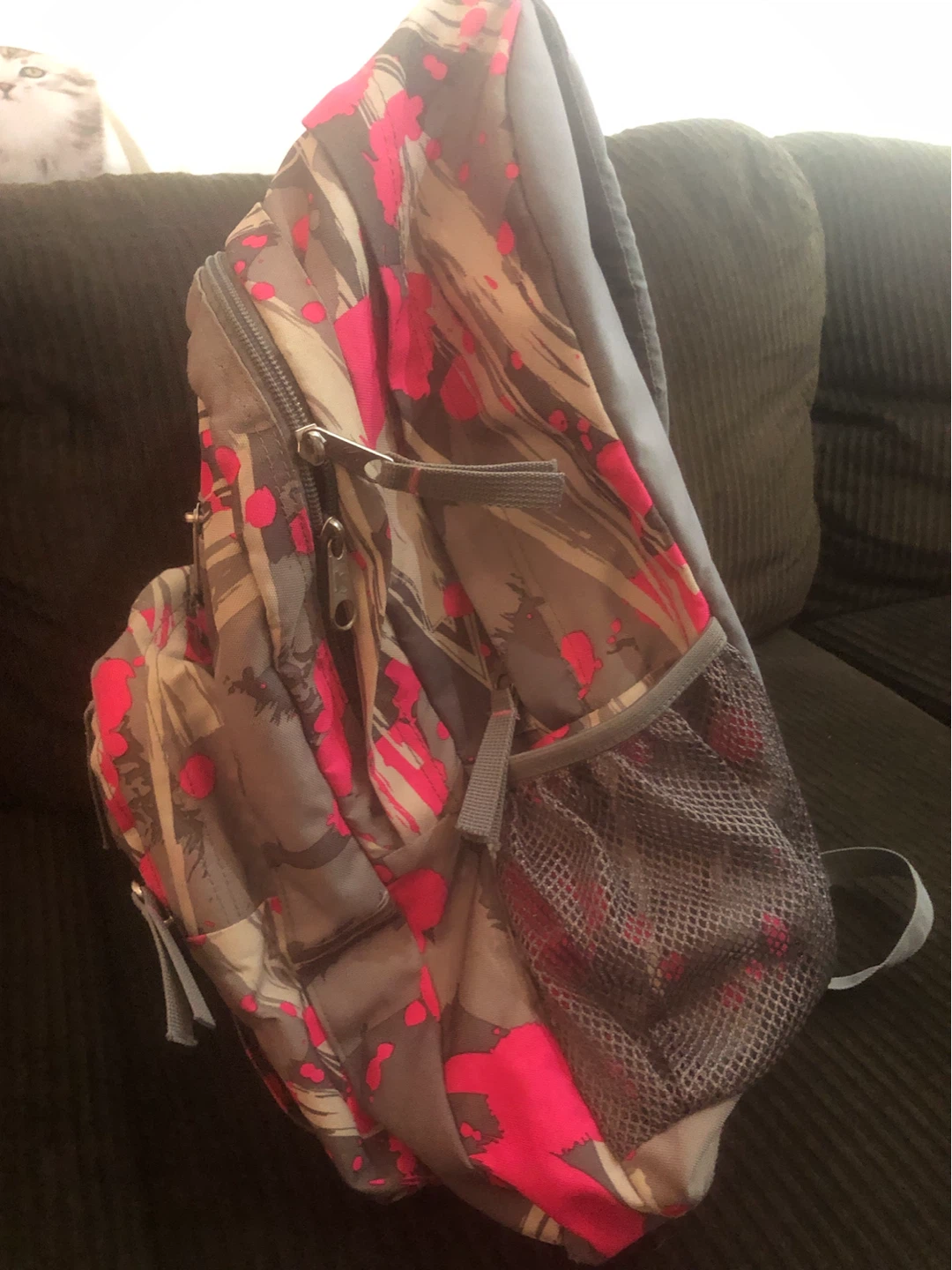 JanSport Backpack - Pink Paint Splatter Pattern - photo 2