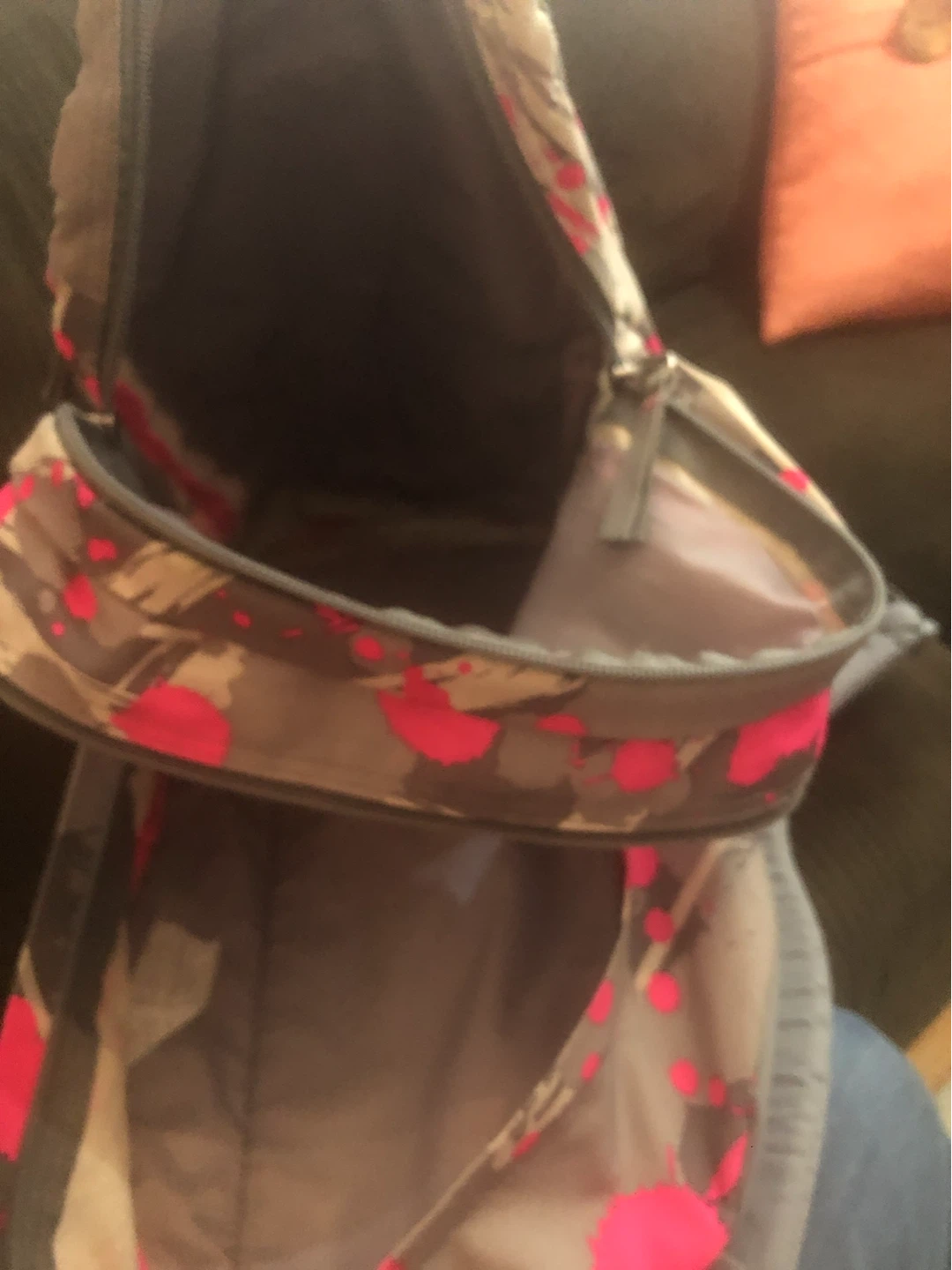 JanSport Backpack - Pink Paint Splatter Pattern - photo 4