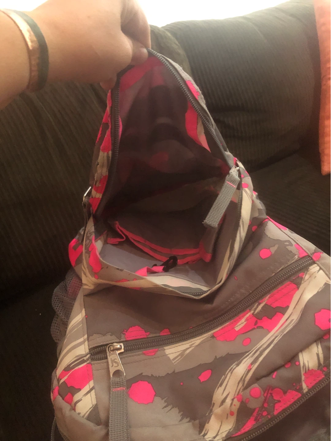 JanSport Backpack - Pink Paint Splatter Pattern - photo 5