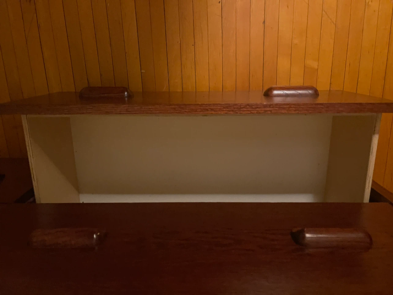 Dark Wood 4-Drawer Dresser - photo 3