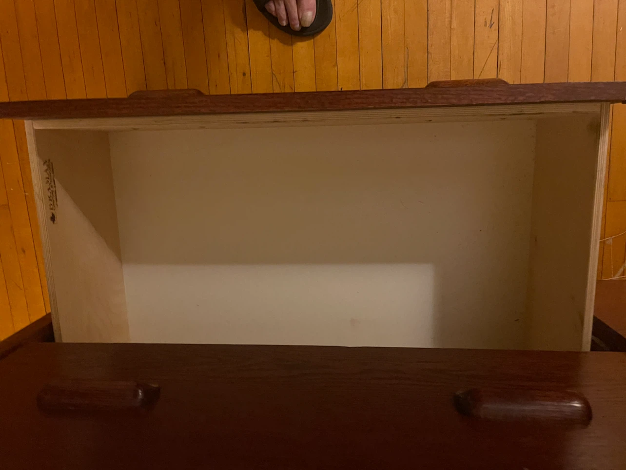 Dark Wood 4-Drawer Dresser - photo 4