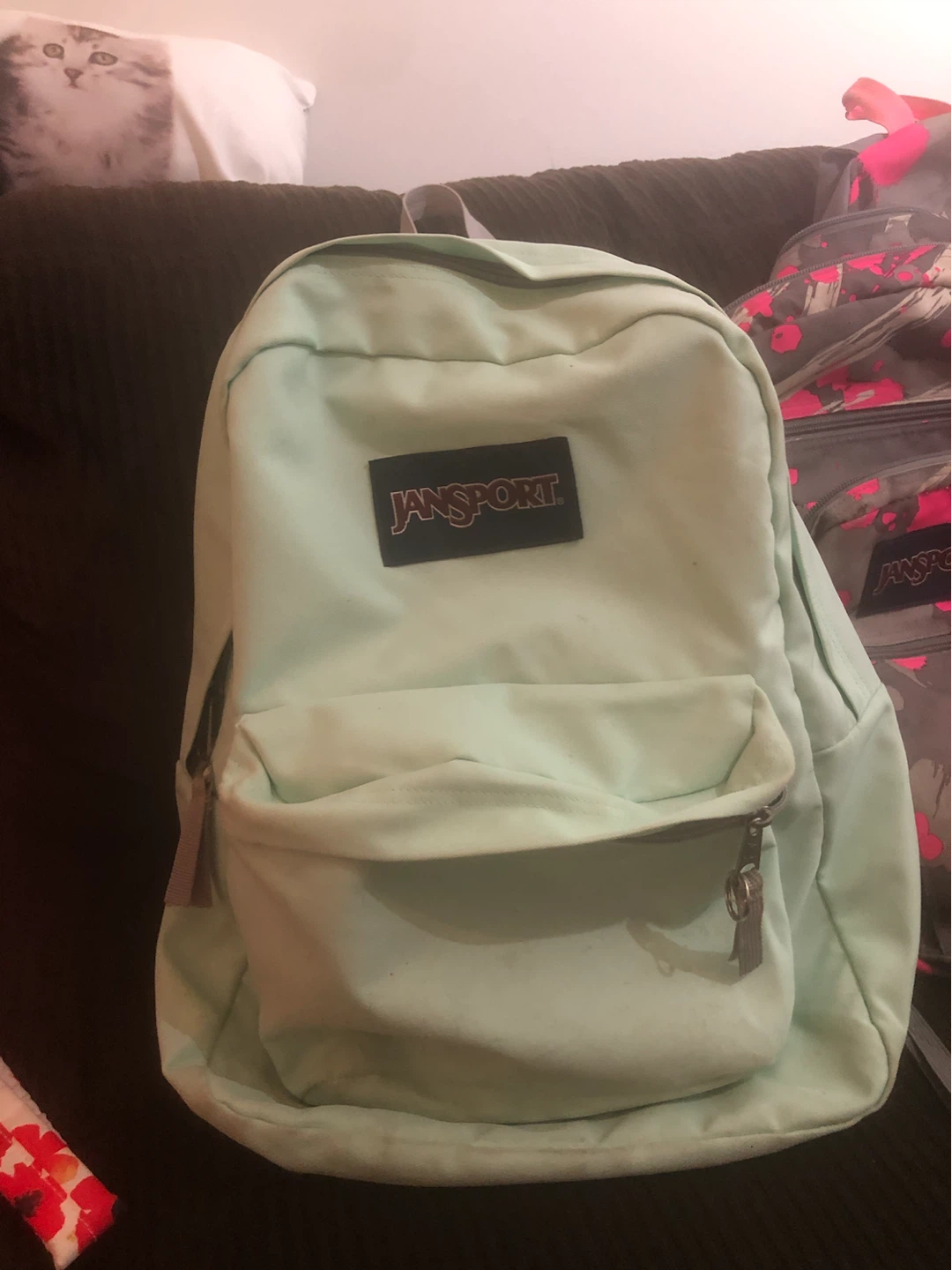 JanSport Mint Green Backpack