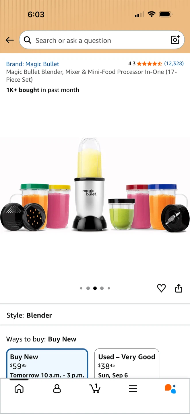 Magic Bullet Blender Set – Excellent Condition - photo 3