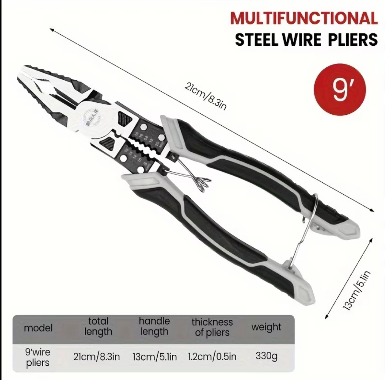 AIRAJ Multifunctional Universal Diagonal Pliers - photo 4