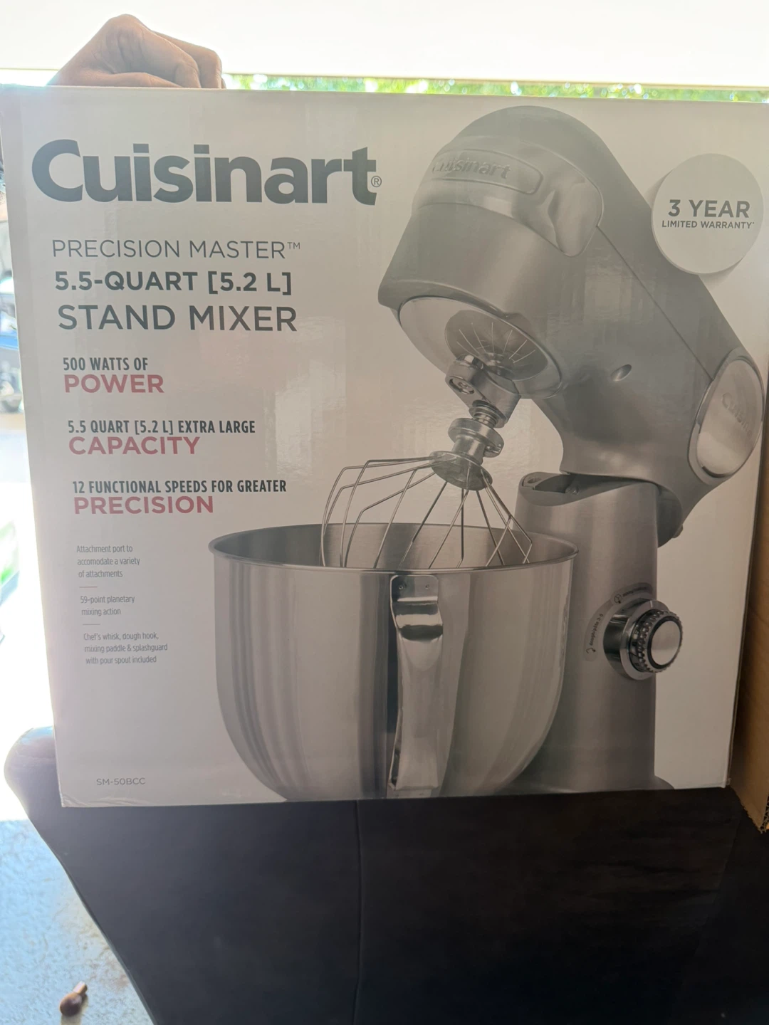 Cuisinart Precision Master 5.5-Quart Stand Mixer