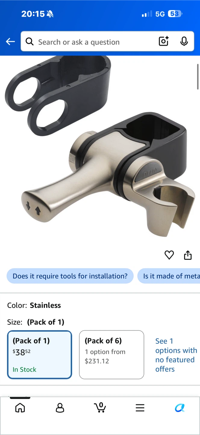 DELTA Universal Showering Hose Holder - photo 4