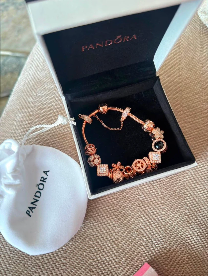 Pandora Rose Gold Charm Bracelet - photo 2