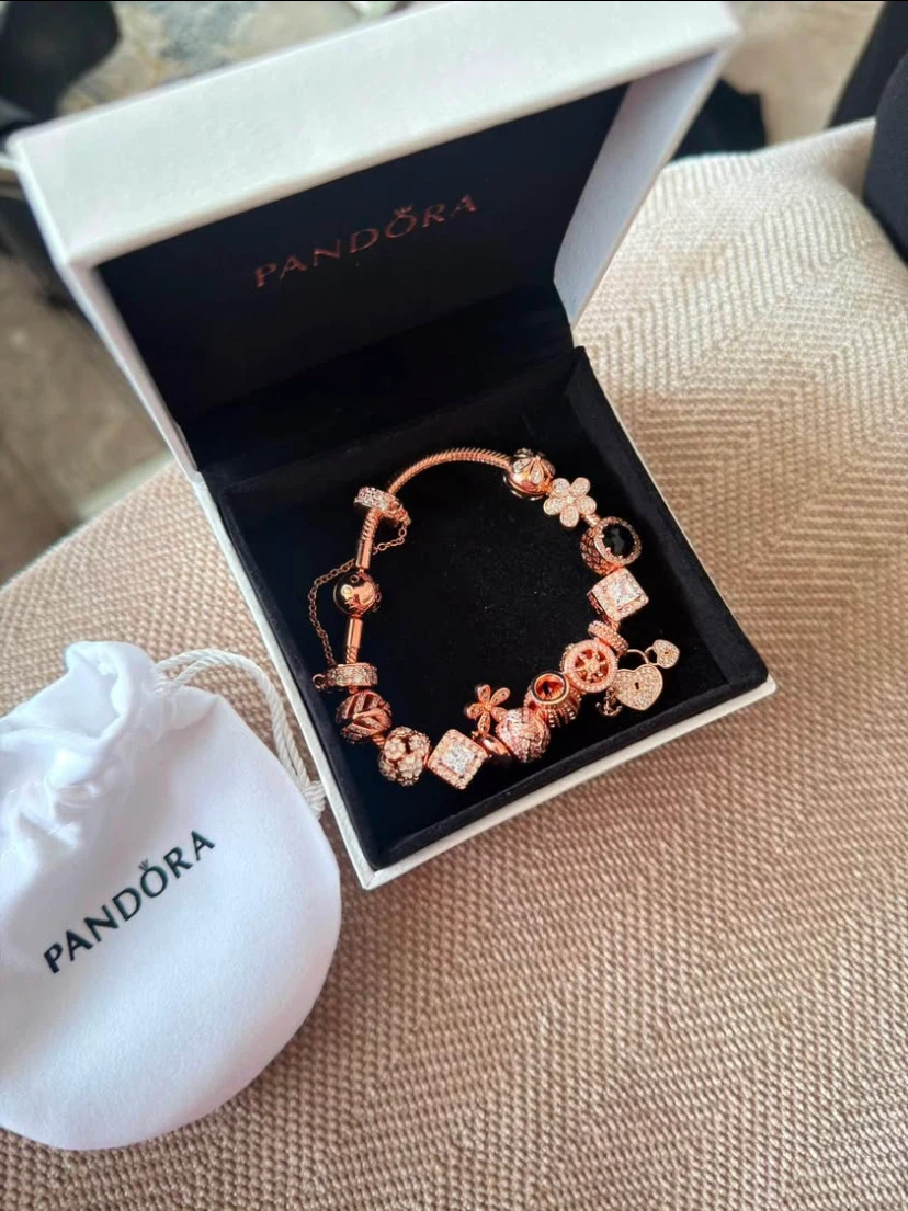 Pandora Rose Gold Charm Bracelet - photo 3