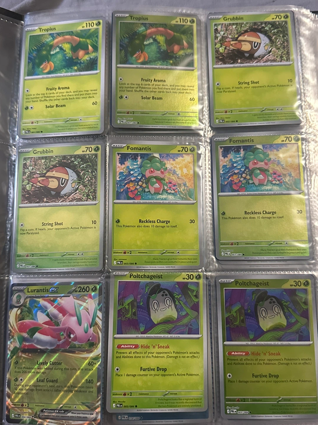 Pokemon Pitch black on going master base set