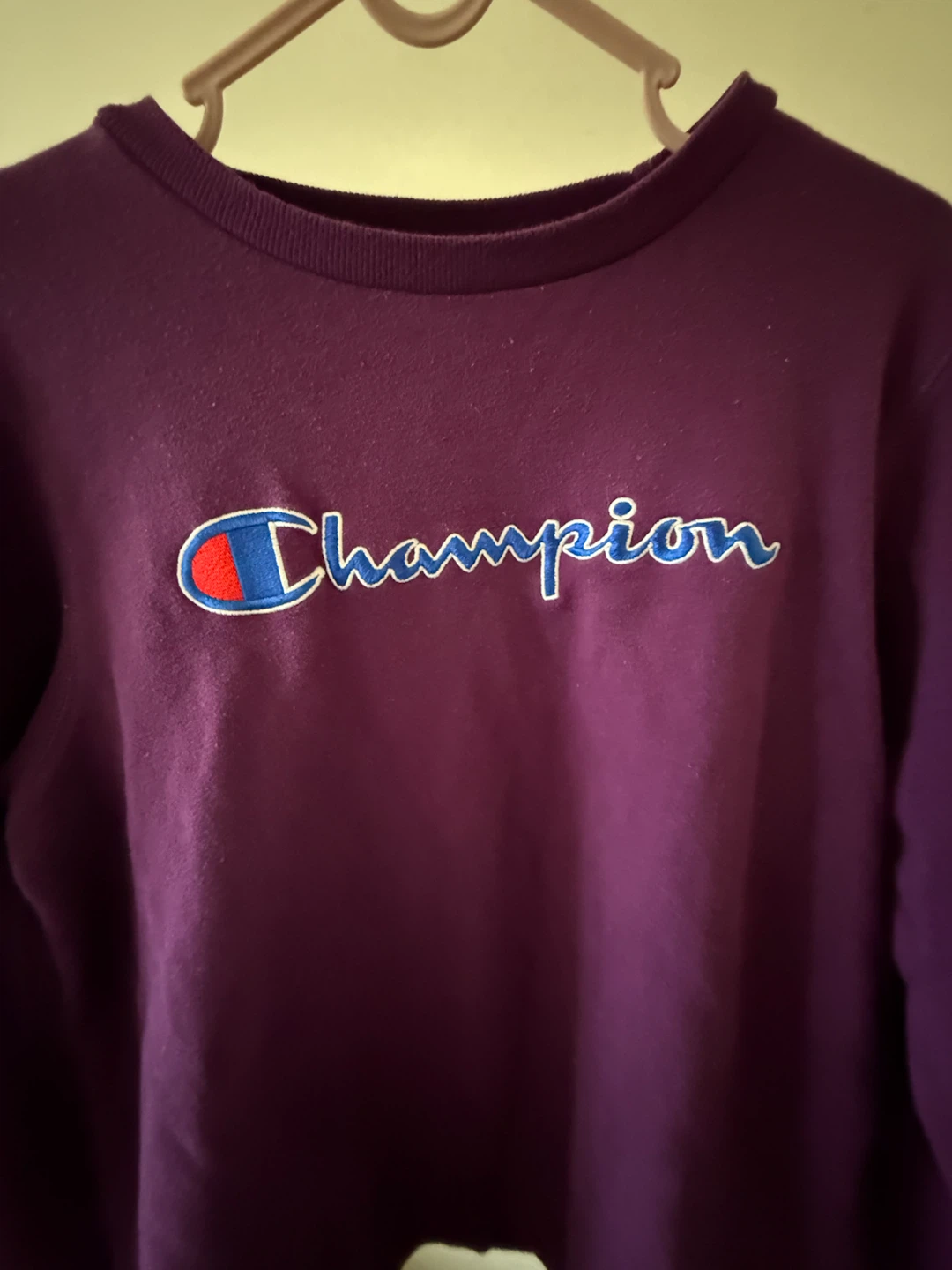 Champion Crewneck Sweatshirt - Purple S size women