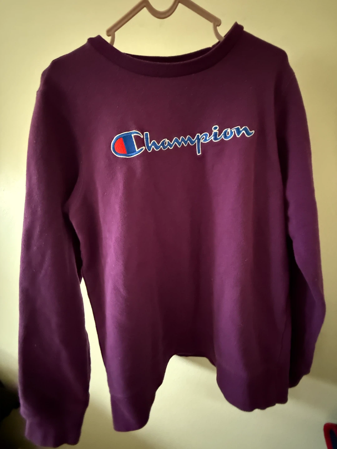 Champion Crewneck Sweatshirt - Purple S size women - photo 3