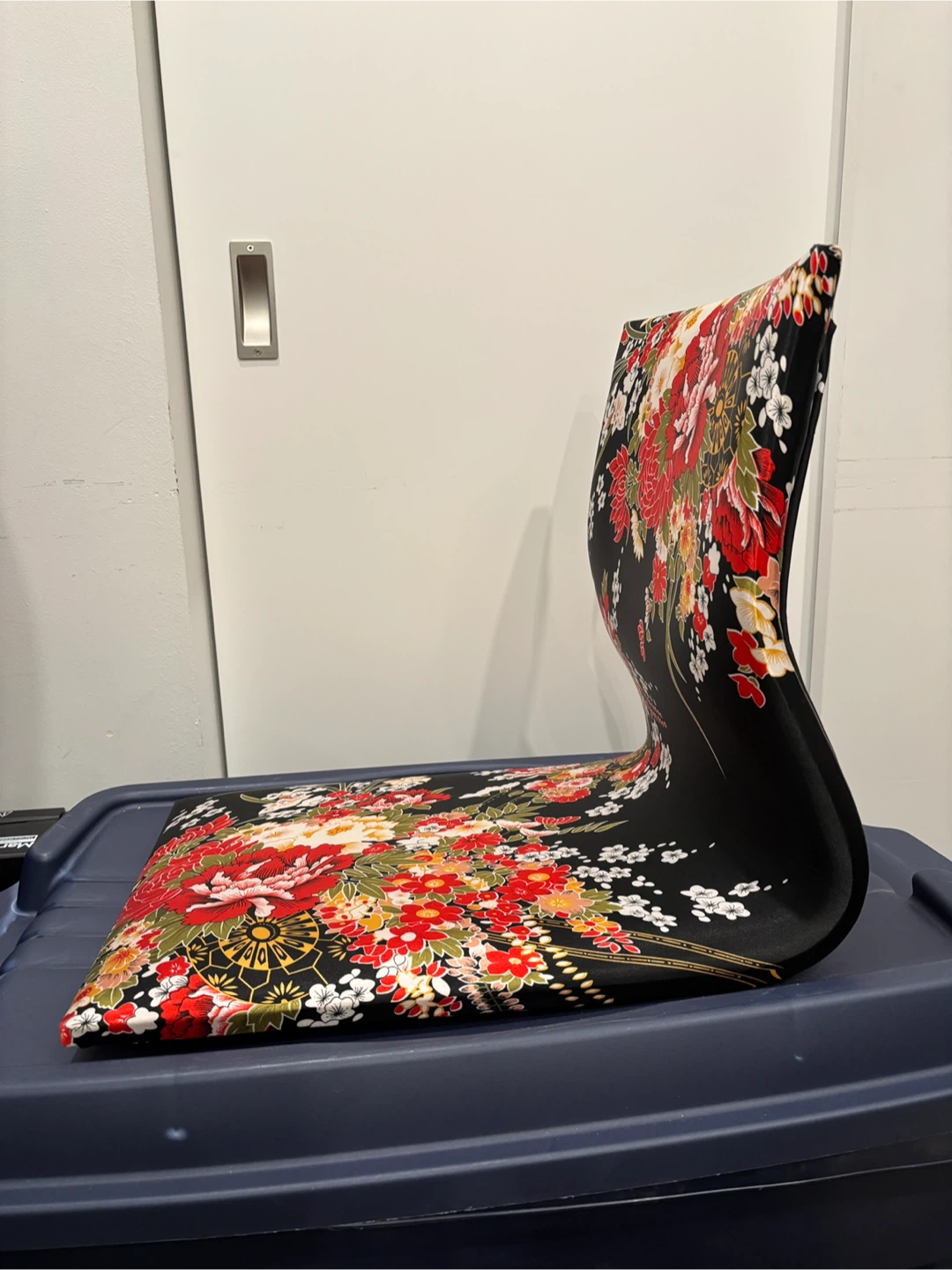 Japanese Floral Floor Chair