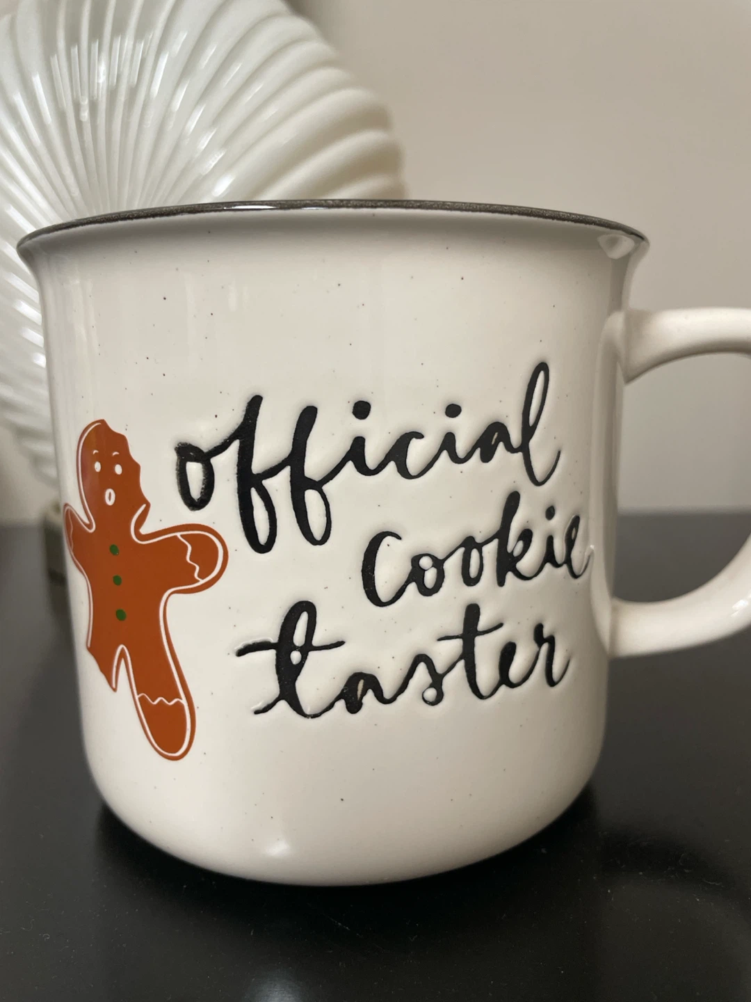 Official Cookie Taster Mug with Gingerbread Man