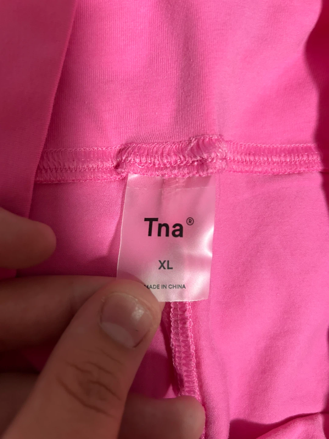 Aritzia Tna Pink Ruched Shorts - photo 2