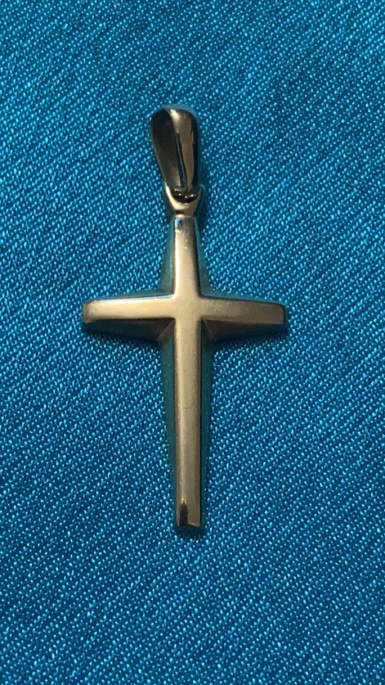 14K Gold Cross Pendant
