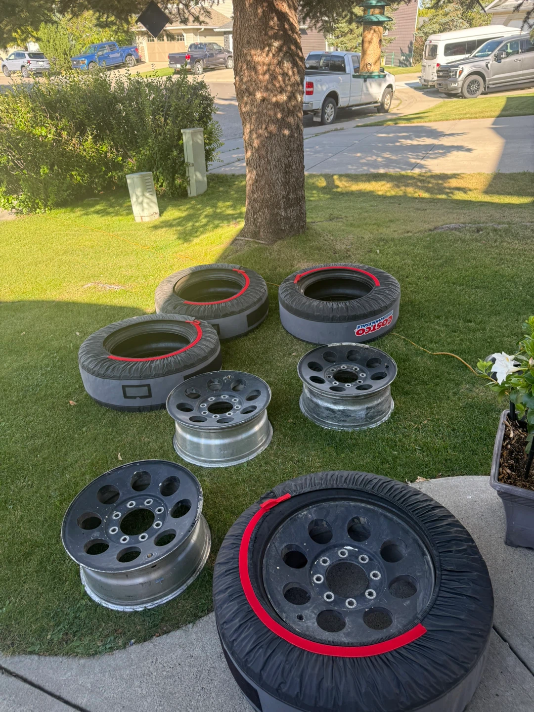 Set of Truck Tires and Rims