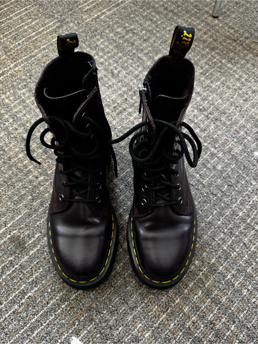 Dr. Martens Jadon Arcadia Platform Boots (Cherry Red) - photo 2