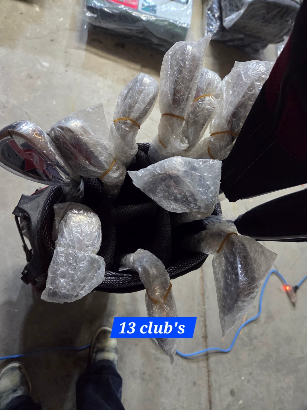 Peter Allis golf bag with 13 clubs - photo 3