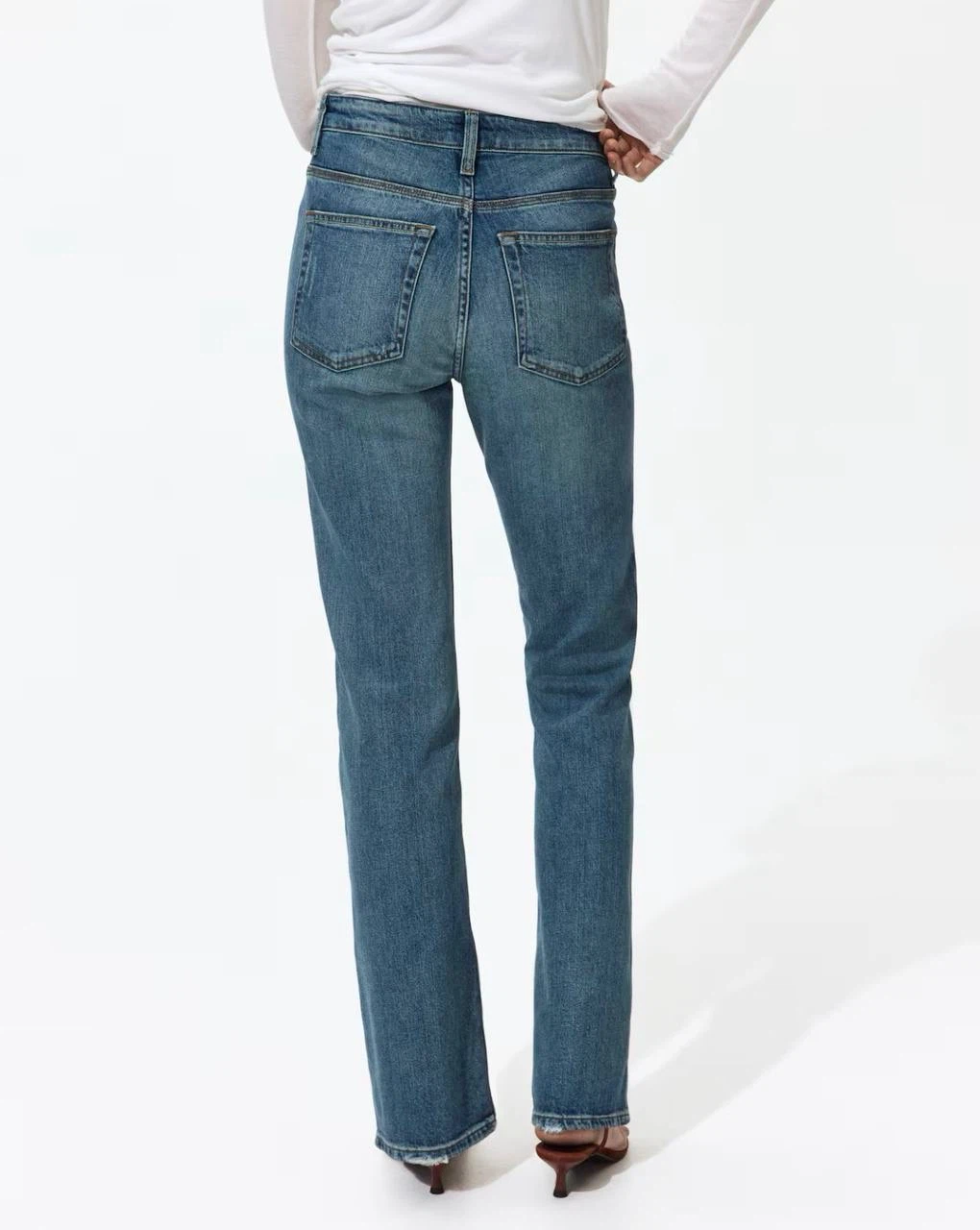 H&M High-Waist Bootcut Jeans — Size 18 - photo 3