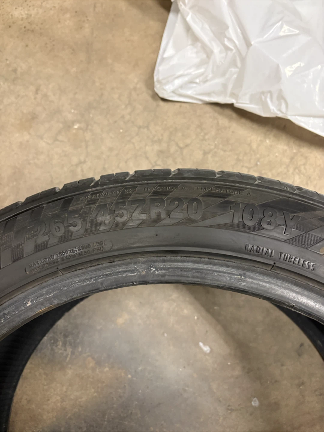 265/45ZR20 Tire - photo 3