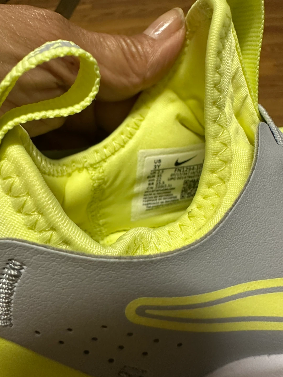 Nike Flex Runner Sneakers Neon Yellow kid - photo 4