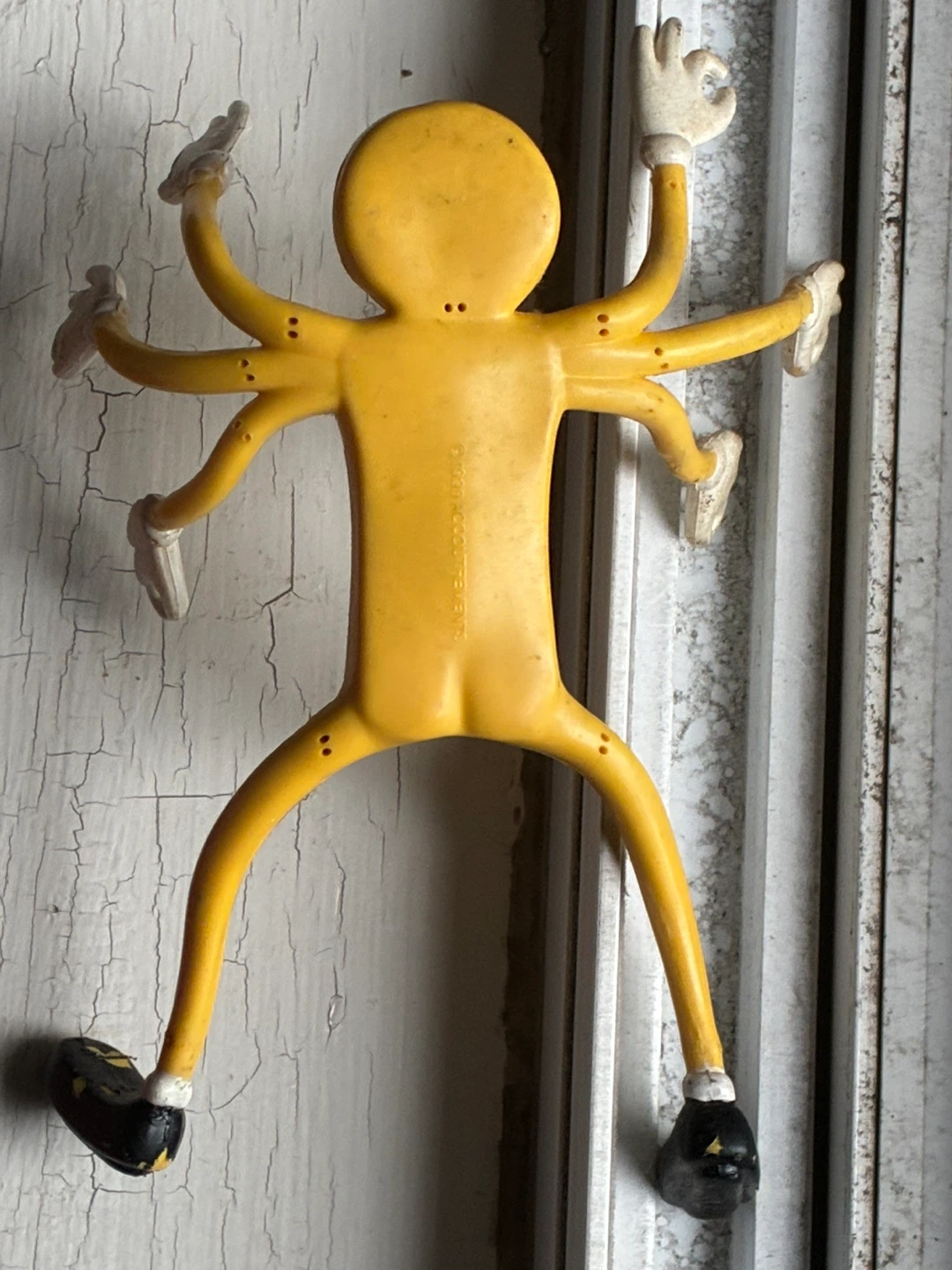 Vintage 1999 Accoutrements ASURA Bendy Figure BIG Six-Armed Toy - photo 3