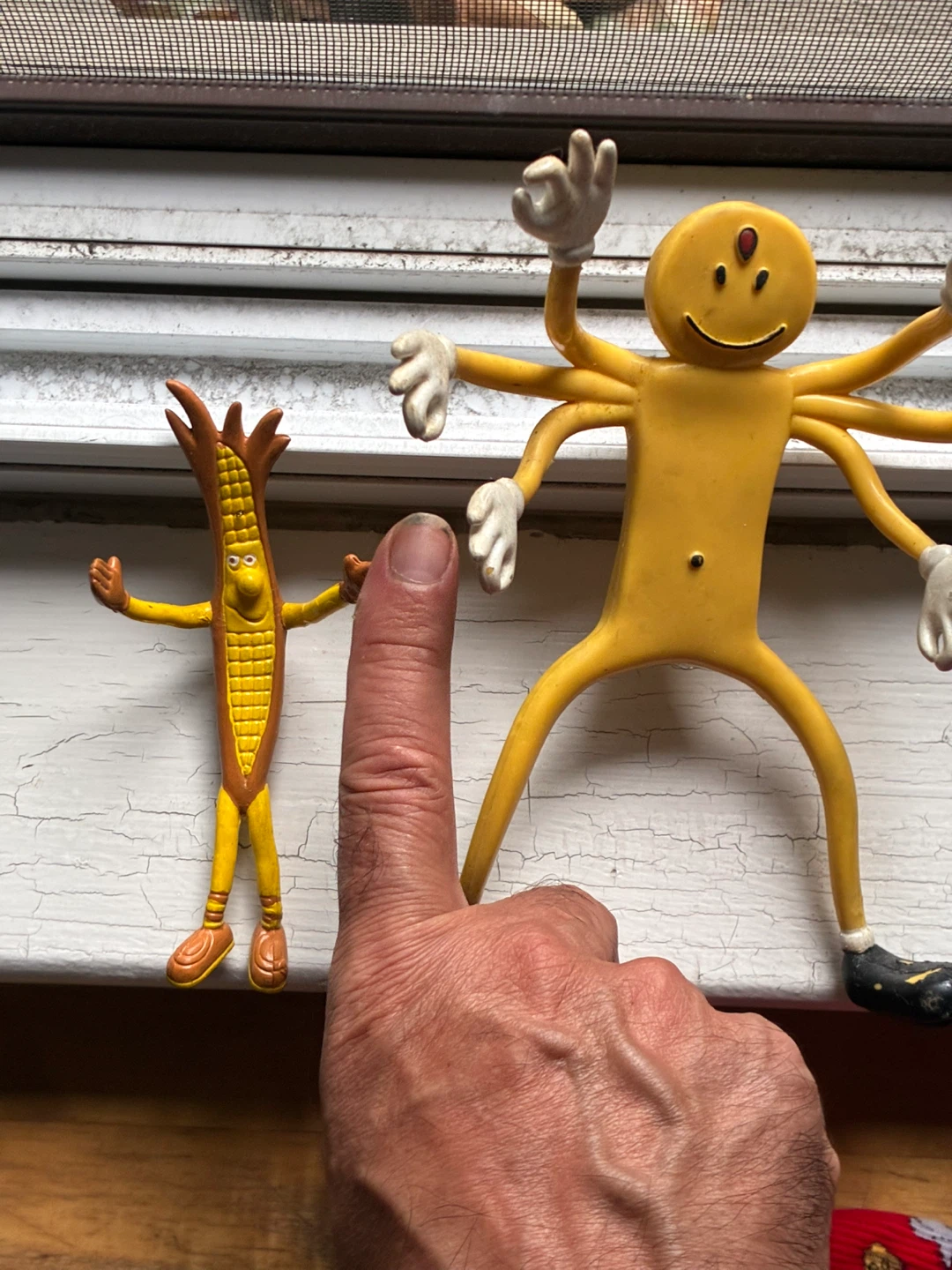 Vintage 1999 Accoutrements ASURA Bendy Figure BIG Six-Armed Toy - photo 5