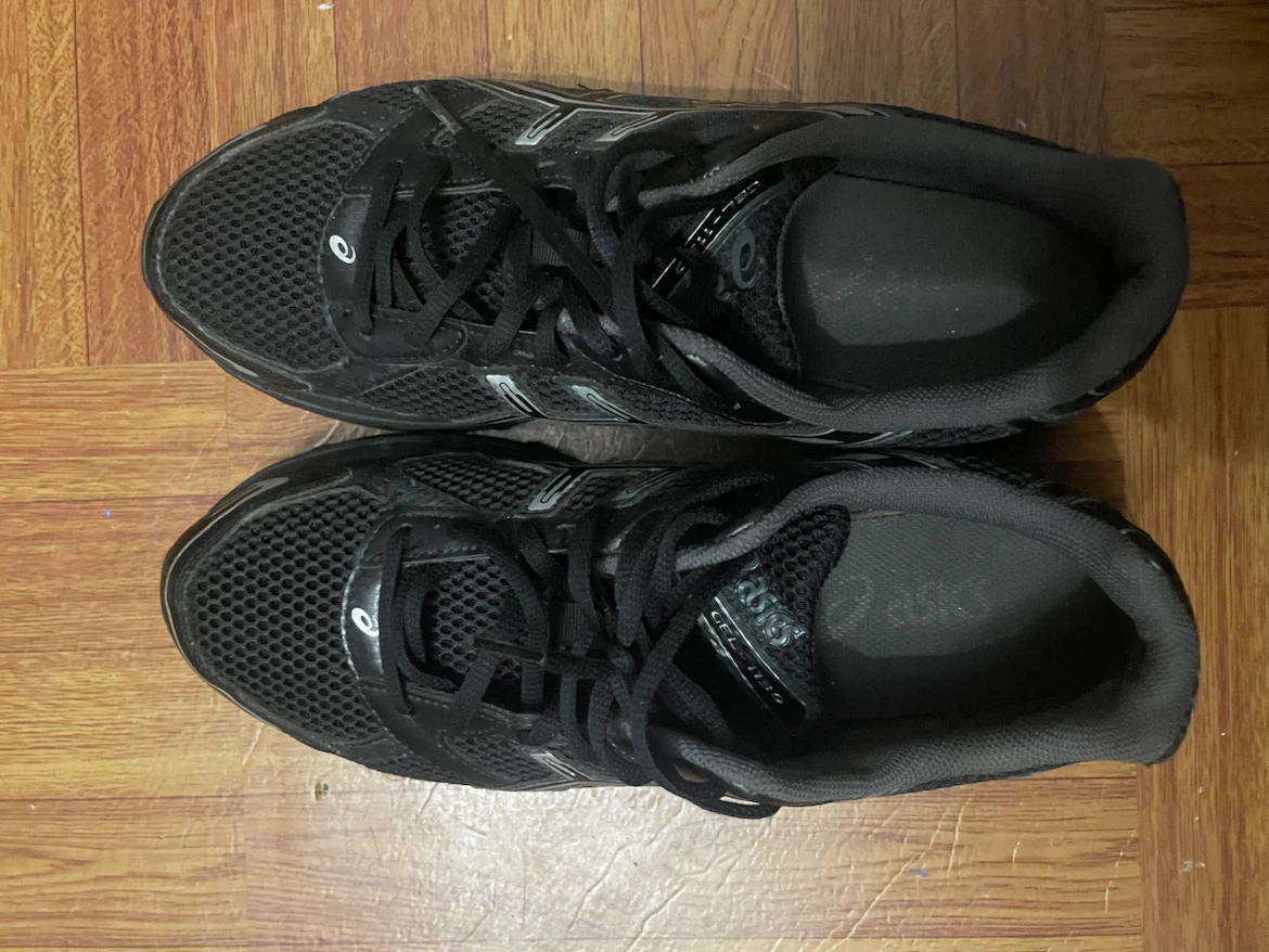 ASICS Men's Black Running Shoes size - photo 4