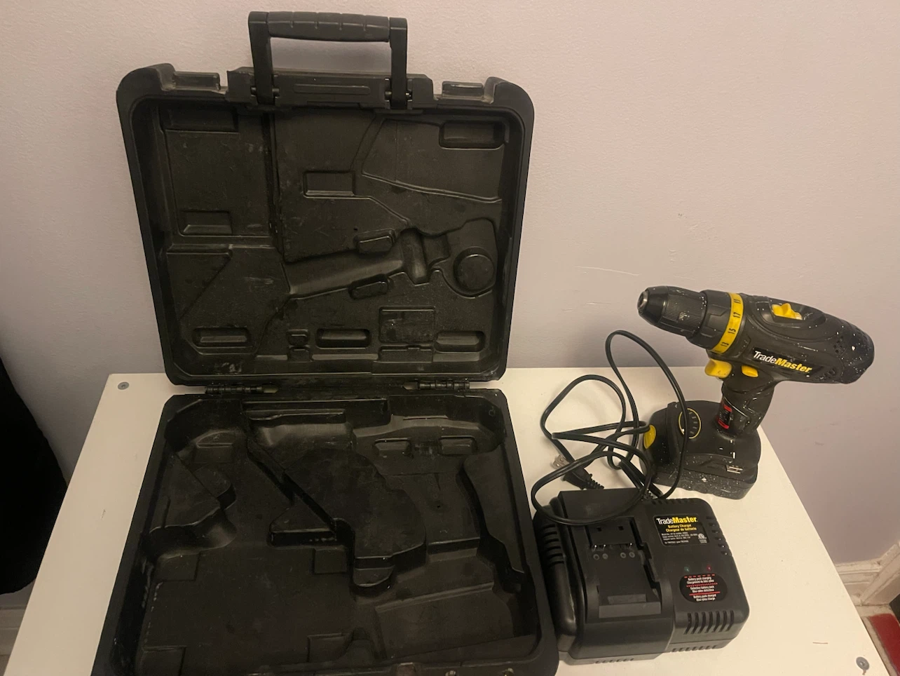 TradeMaster 18V Li-ion Cordless Drill with Case